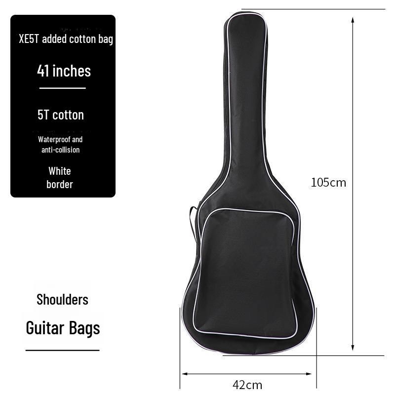 Kalınlaştırılmış Pamuk Müzik Aleti Sırt Çantası: Gitar, Bagetler, Klasik Ukulele ve Piyano Aksesuarları İçin Uygundur