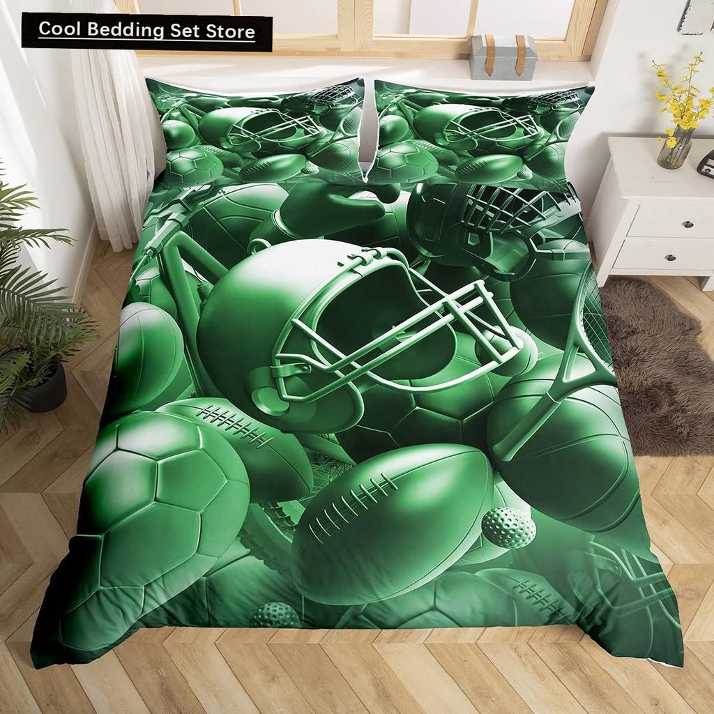 Boxing King Queen Duvet Cover Gamer Competitive Sports Bedding Set Galaxy Bright Colorful Quilt Cover Polyester Comforter Cover