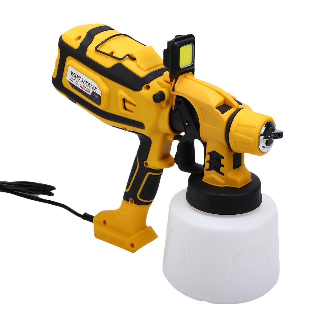Electric Spray Gun High Pressure Paint Sprayer for Furniture Wall Door Painting 3 Nozzles 3 Patterns Adjustable Flow US