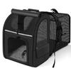 Expandable Cat Backpack Carrier Breathable Mesh Travel Hiking Camping Pet Bag with Sunshade Cover Portable Space