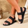 Sandali Donna Moda Estiva Suola in Corda di Canapa Romana Pantofole Sandali Fondo Piatto Moda Studente Estate