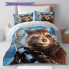 Set Copripiumino Trapuntato con Fantasia Groot Federa Decorazione per la Casa Regalo (1 * copripiumino + 2 * federa, senza nucleo)