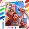 WreckIt Ralph Characters Digital Oil Painting Art Kit Hand Painted Home Decor