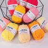Acrylic Crochet Yarn - Craft Soft Knitted Yarn Multi-Color Crochet Yarn Diy Bulk Hand Woven Scarf Is An Ideal Gift For Beginners