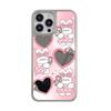 Summer with Mirror Mobile Phone Case Apple 17promax15 Pink Rabbit Love Makeup Mirror iPhone12 Electroplating Advanced