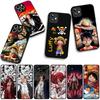 Cover for Apple iPhone 17 16 11 Pro XS Max XR 6 7 8 Plus + 16E SE 2020 2022 Air 5 Phone Case Red Hair Luffy One Piece Shanks