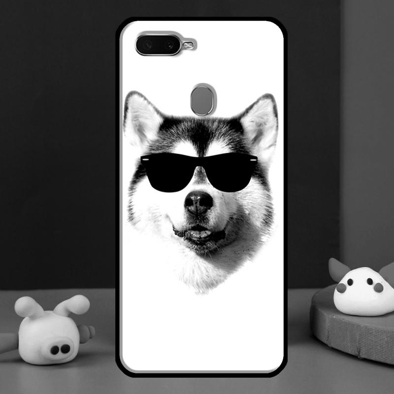 Siberian Husky Dog Case For Oppo A16 A76 A96 A58 A78 A98 A5 A9 A91 A15 A17 A77 A52 A72 A74 A94 A54S A57S Cover