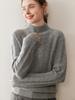 Women's Cashmere Half-High Neck Sweater: Slim, Warm, Fashionable Knit for Autumn/Winter