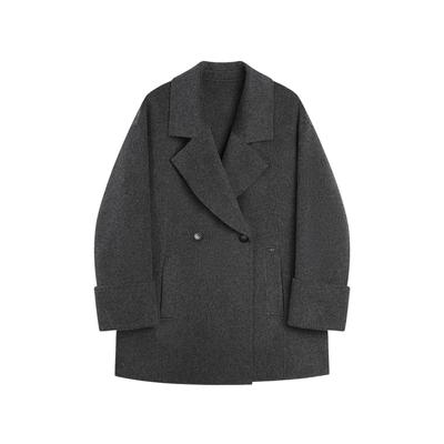 French Casual Loose Versatile Comfortable Double-Sided Wool Long Sleeve Coat Women Coats L8WNR002