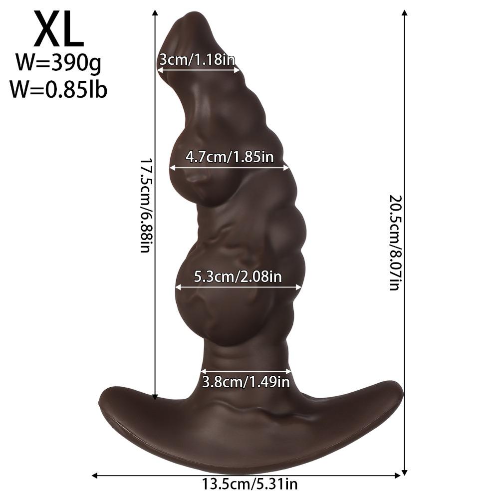 Wearable Liquid Silicone Anal Plug - Alien Realistic Dildo for Men Women, Comfortable Adult Sex Toy for Solo or Couples