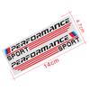 2 Stück Performance Sport Aufkleber Vinyl Auto Seite Flügel Rückspiegel Emblem Autoteil Dekoration für BMW X1 X3 X4 X5 X6 X7 E46 E90