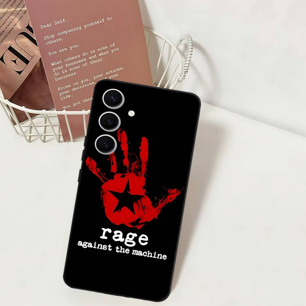 

Band Rage A-Against The M-Machine Классический чехол для телефона для Samsung S 24 Fe 25 Ultra Plus 20 Lite 21 30 22 23 24 22 Ultra 5G Funda Samsung S30 5G