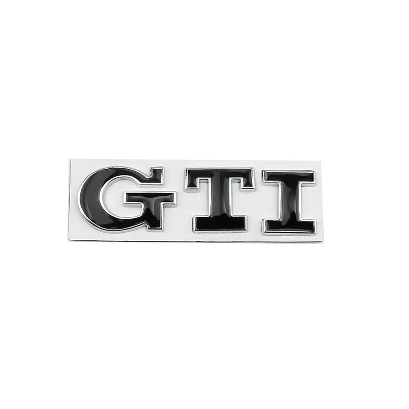 AUYGS1 Decals Metal Car GTI Logo Rear Trunk Emblem Stickers for Volkswagen Golf 4 5 6 7 8 Passat Jetta Polo Touareg GTD GLI Touran