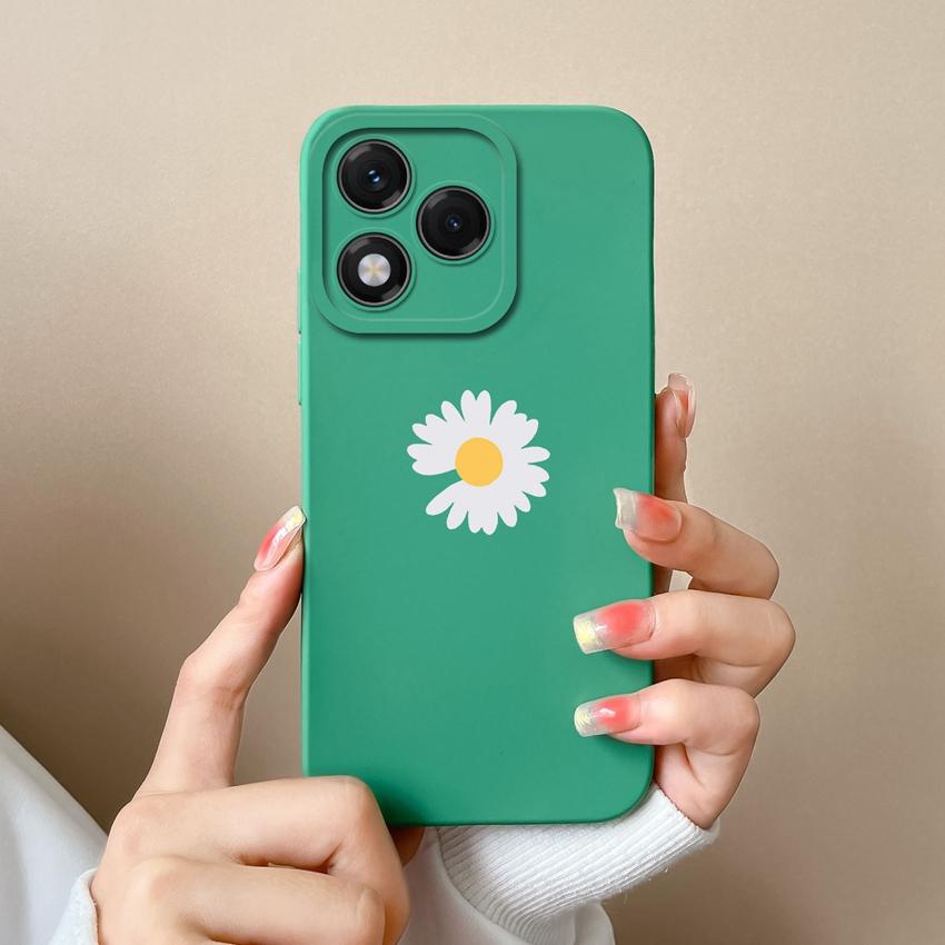 Phone Cases For Huawei Honor 400 Lite X8 X6b X7c X60 X5b X8c X9c Beautiful Butterfly Sunflower Soft Liquid Silicone Dustproof Shell For Huawei Housing