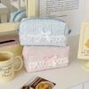 Cotton Girls Sweetheart Lace Storage Bag For Daily Use