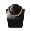 Hip Hop Punk Style Personality ins Simple Trend Geometric Gold Round Sphere Ladies Niche Clavicle Chain
