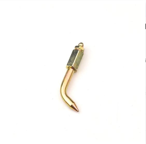 High Pressure Grease Gun Nozzle German Style Flat Head Grease Fitting Extension Tip Compatible with Standard Grease Guns One Size