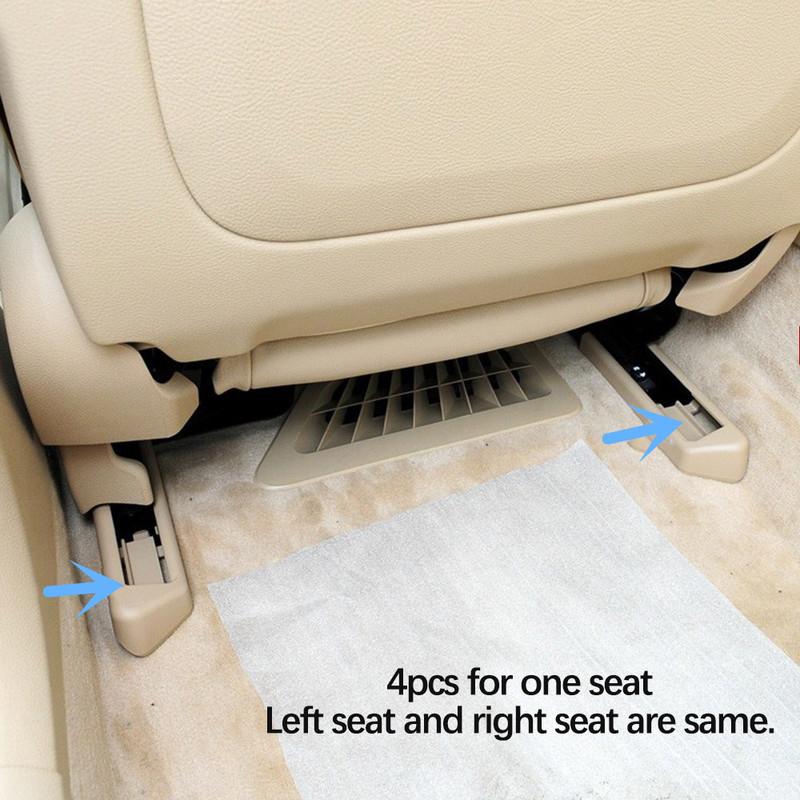 Original Black LHD RHD Car Left Right Seat Rail Sliding Track Trim Cover For BMW 5 5GT 7 Series F10 F18 F01 F02 F07 2009-2013