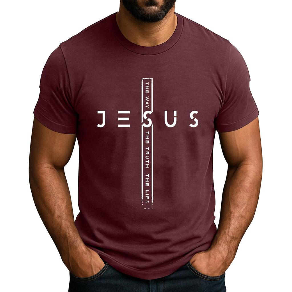 Men's  Popular T,shirt Printed Round Neck Short Sleeve T,shirt