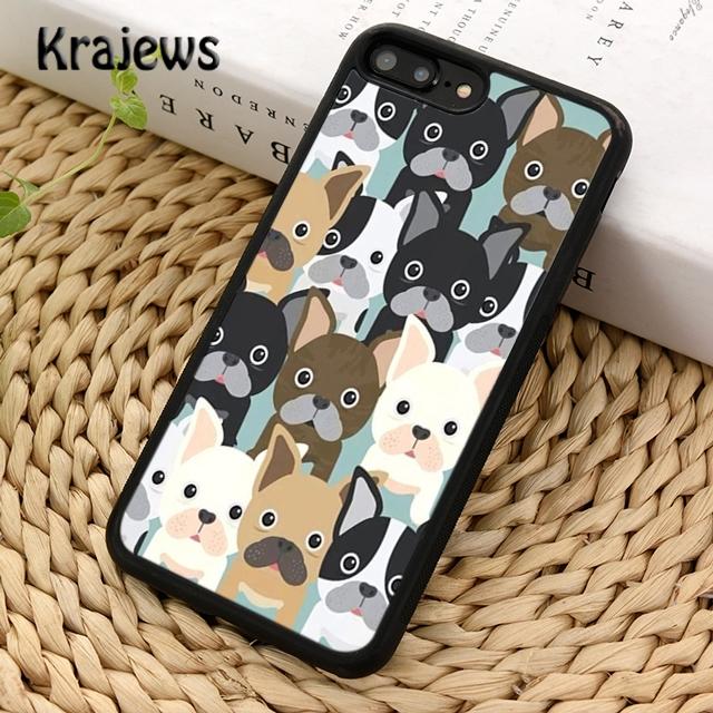 

Мягкий чехол для телефона Krajews, французский бульдог, собака, мопс, чехол для iPhone 14 6s 7 8 plus XR XS 11 12 13 pro max Samsung S21 S22ultra Plus Samsung S22ultra