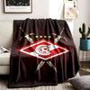 FC Spartak Moscow Theme Personalized Outdoor Flannel Blankets Soft And Suitable For All Seasons Perfect For Sofas Beds And Camping