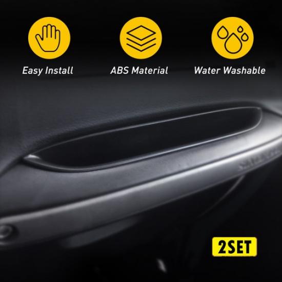 2Set Black Grab Tray Storage Handle Organizer Case for Box Jeep Wrangler JK JKU