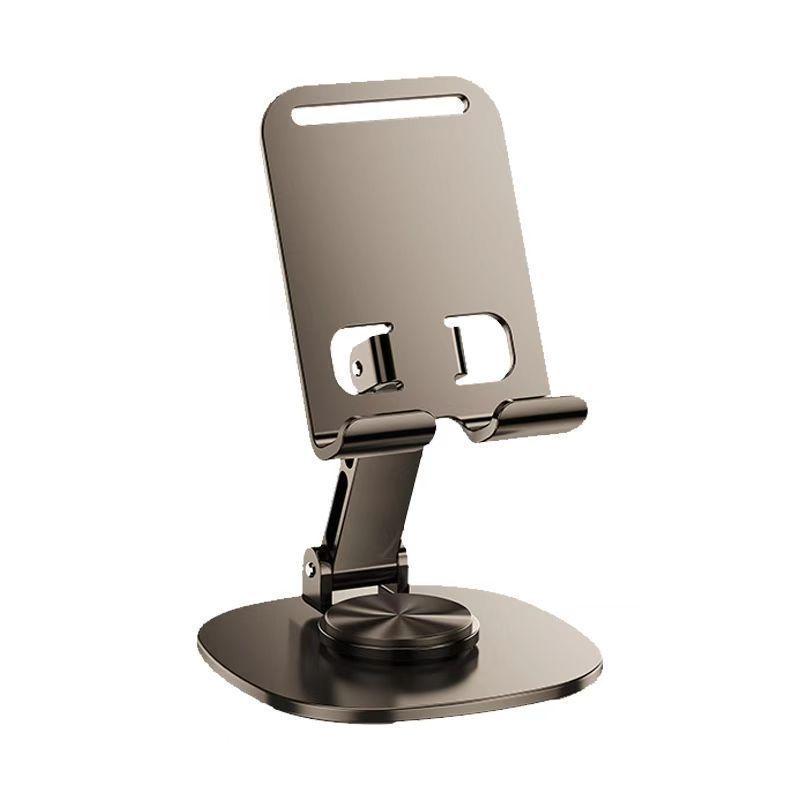 All-Metal Rotatable Desktop Phone & Tablet Stand for Live Broadcasts