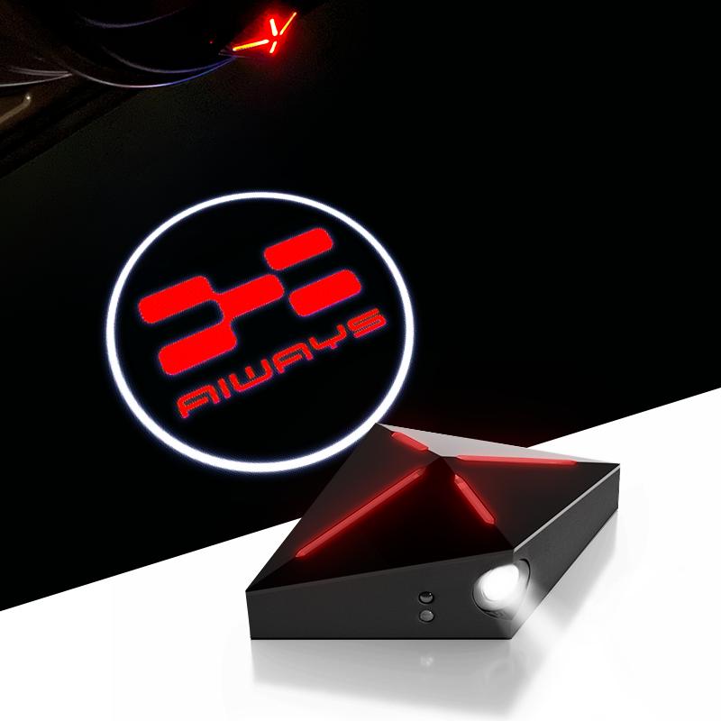 

Для AIWAYS U5 U6 U7 2 шт., аксессуары для сигнальной лампы двери автомобиля