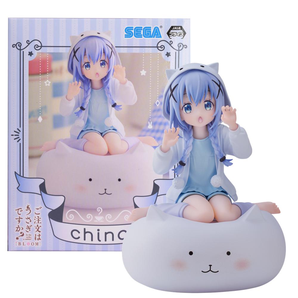 21CM Anime Is The Order A Rabbit Kafuu Chino O Kokoa Anime Model Sitting Pajamas Outfit Toy Gift Collection Action Figure
