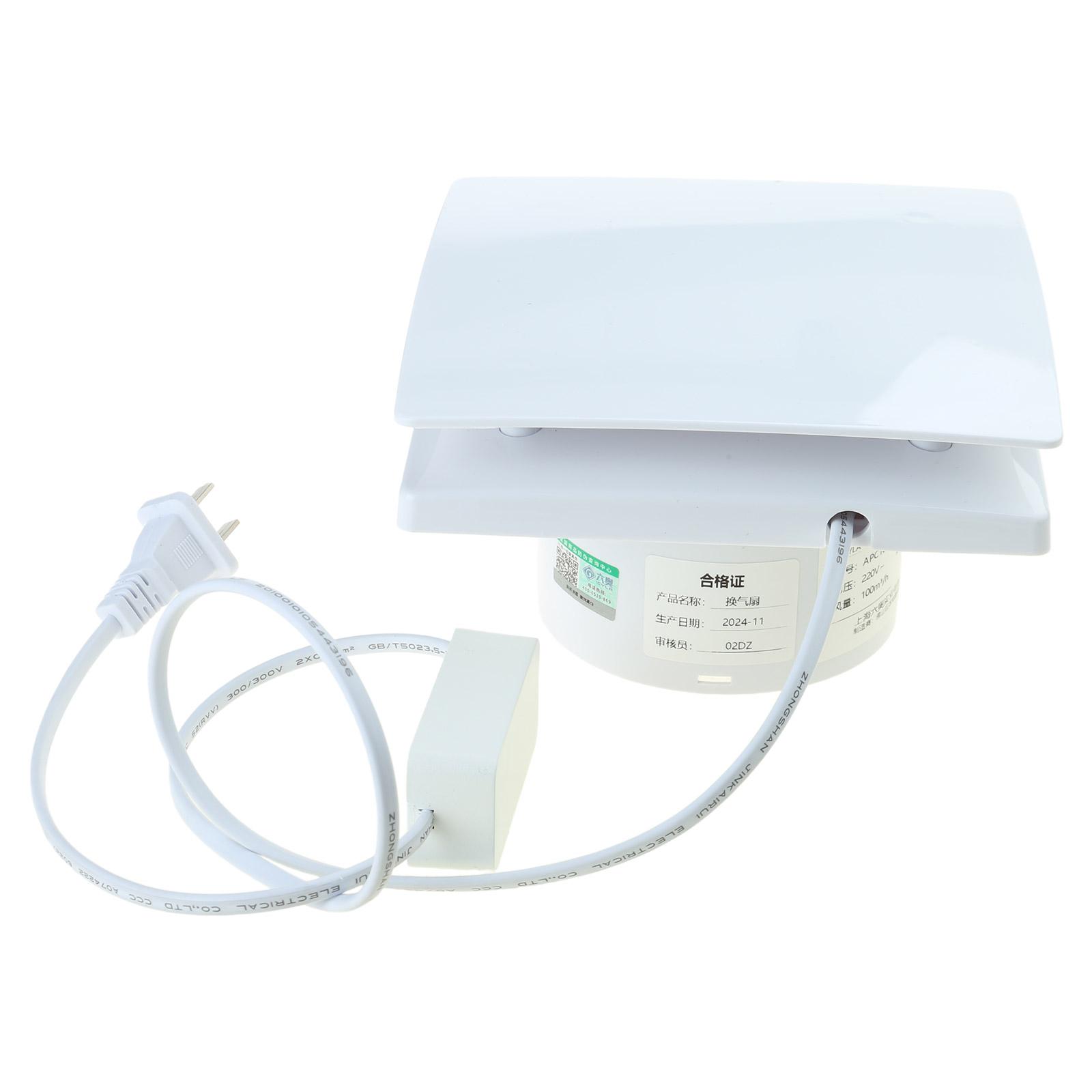 

Вытяжной вентилятор для ванной комнаты 100 мм с влажностью и таймером, тихая работа, мощный вентилятор 12 Вт, простая установка для кухни A