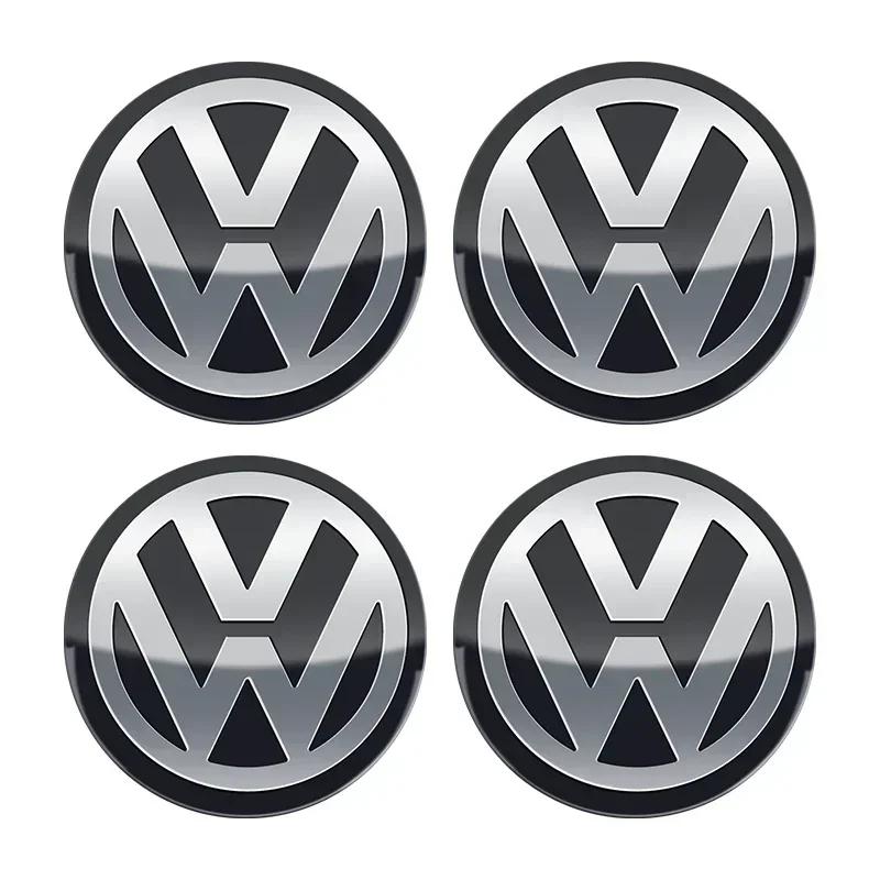 Dla VW Nowe 4 szt. 56/60/65/70/75mm Nakładki na Środkowe Piasty Kół Samochodowych Naklejka Odznaka Dla Volkswagen VW B5 GTI Golf 5 7 Caddy Passat b6 Tigua