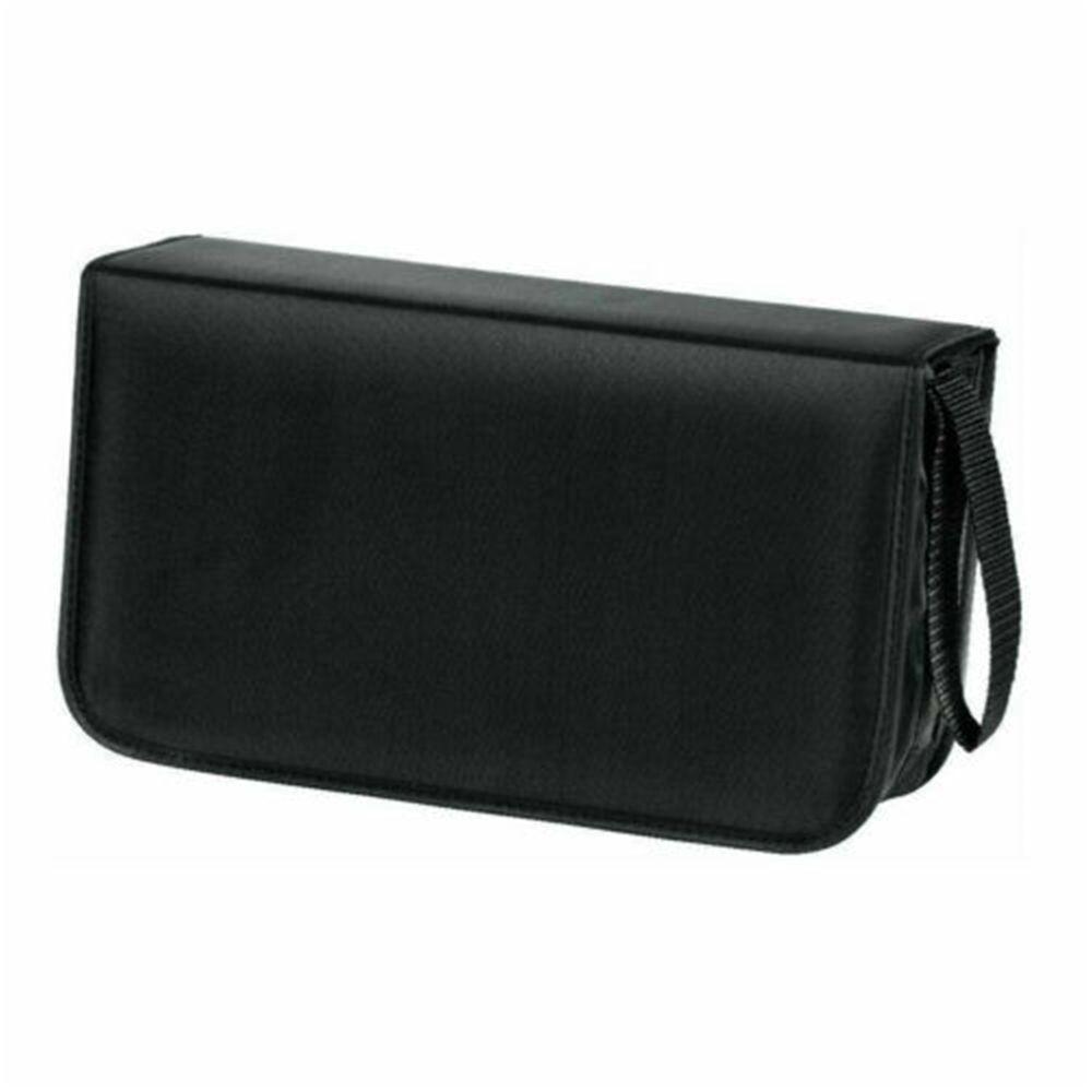 For VCD DVD CD Holder Faux Leather Carry Pouch Storage Case Disc Wallet Box Organizer Carry Bag
