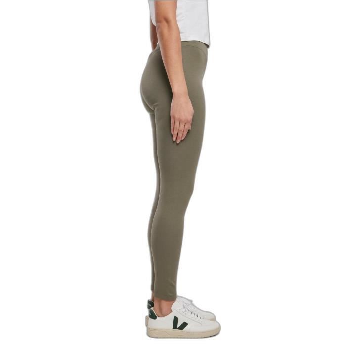 Legging taille haute en jersey femme Urban Classics - olive - XS