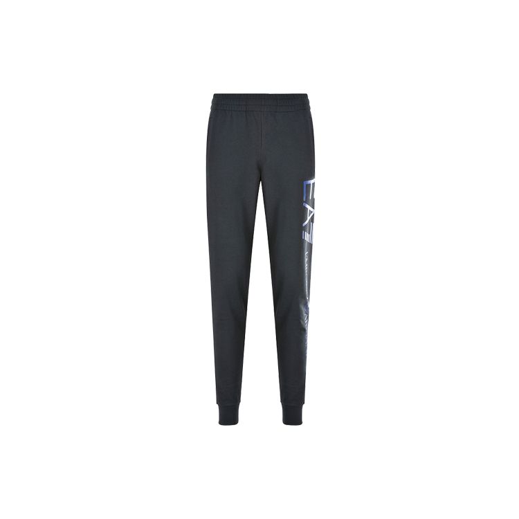 Emporio Armani Ss22 Cotton Logo Print Cuffed Sweatpants Men bottoms Dark-Blue 8NPPC1-J05Z-1579 S
