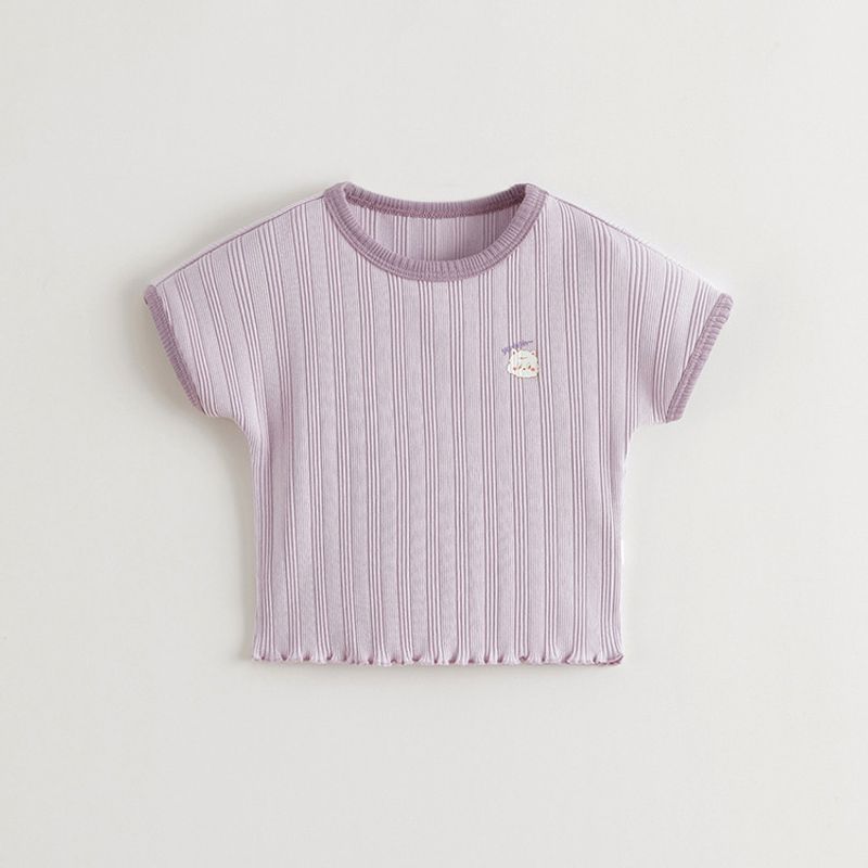 Mark Jenny Girls' Summer Fun Printed Short-Sleeved T-Shirt Baby Top 2026 Summer New Style 550733