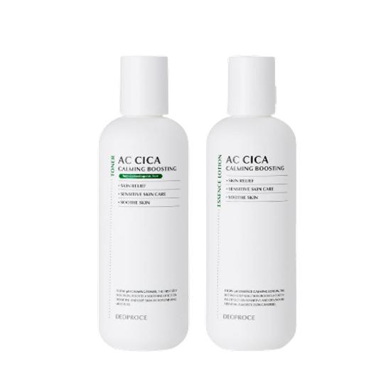 DEOPROCE AC Cica Calming Set (Toner 150ml + Lotion 150ml) 150ml+150ml