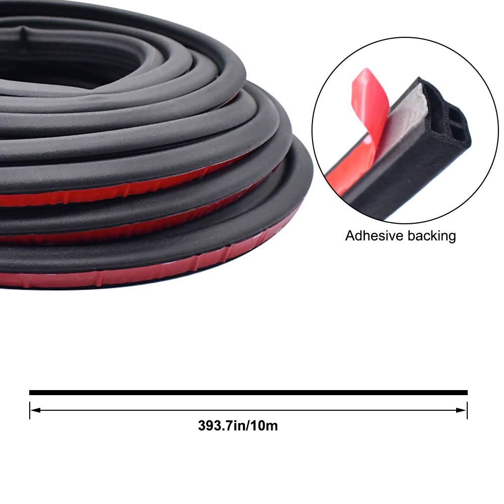10M/32ft L Shape Seal Strip Car Door Hood Trunk Trim Edge Moulding Rubber Weatherstrip Weatherstrip Trim Edge For Hyundai Toyota
