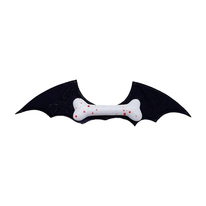 Halloween Bat Wing Hairpin Sweet Cool Wind Simple Buckle Clips Teeth Bones Crosses Love Wing Hairpin Bangs Clip Female