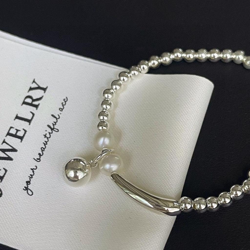 Copper Double Layer Pearl Bracelet for Women Girl Design Bead Korean Jewelry Dropshipping Charm Bracelet