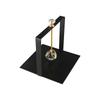 Wrought Iron Crystal Ball Tissue Holder Square Base Decorative Metal Napkin Rack Gold/Silver/Black Napkin Holders Rack for Home