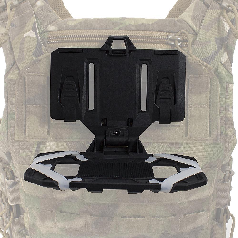 Tactical MOLLE Mount Navigation Board Chest Vest with Folding Phone Holder