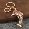 Little Dolphin Metal Keychain, Fashion Bag Hanger, Gift Keychain