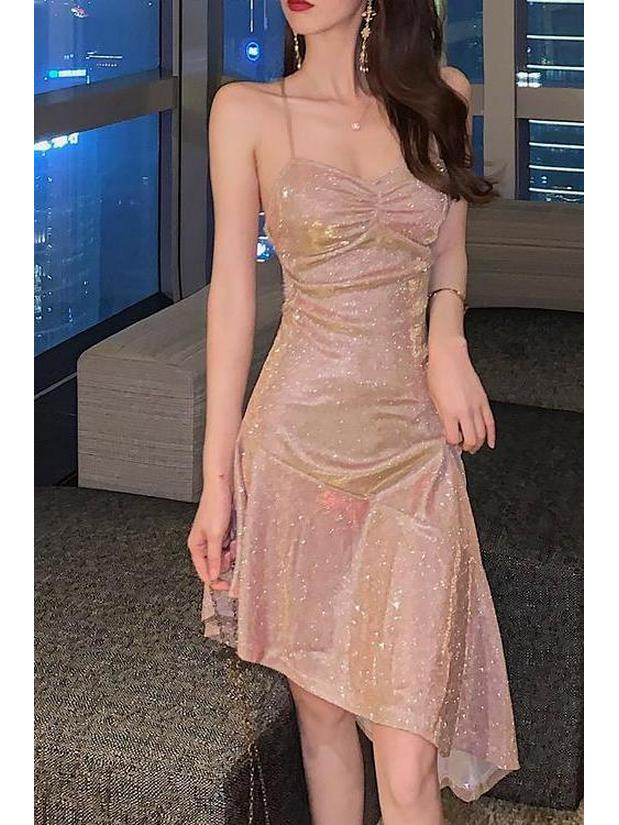 Summer 2025 Sexy Slimming Fishtail Sling Dress for Women