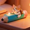 Creative Silicone Mold Pencil and Dog Shape Planter Moulds Perfect for Resin Art Concrete Creations and Home Decoration