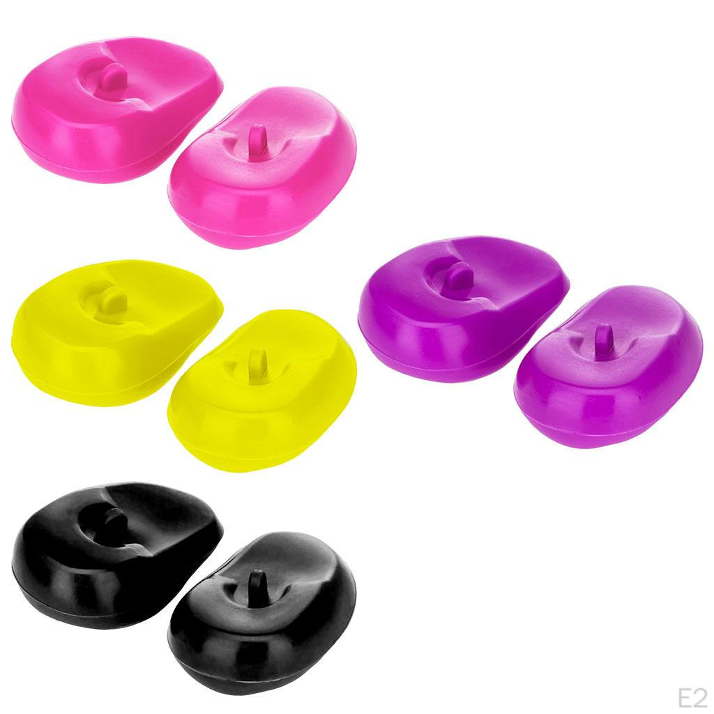 1 Pair Creative Hair , Reusable Silicone Earmuffs Ear Cover, for Salon Coloring Kit ing