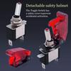 Twidec/3Pcs Rocker Toggle Switch 12V 20A Heavy Duty Racing Car Automotive Auto SPST ON/Off Toggle Switch Red LED Light Illuminated 3Pin with Red