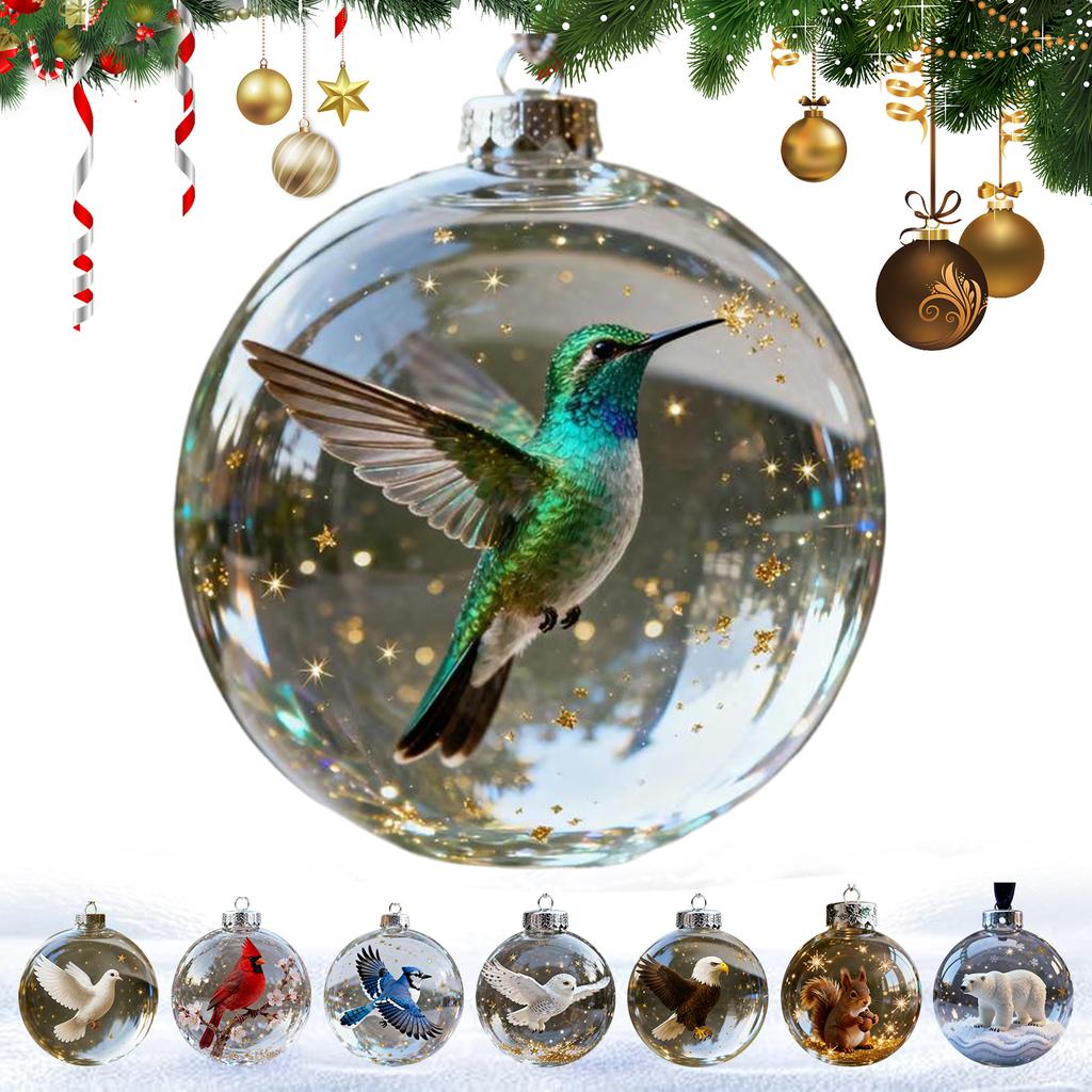 3D Animal Christmas Decoration Holiday Ornaments Christmas Ball Ornaments Christmas Tree Ornaments for Christmas Tree Home Decor