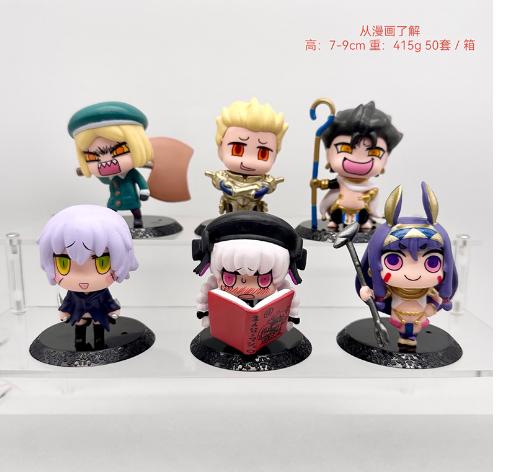 

3.5CM Anime Fate/Grand Order Figure Episode 3 Set Model Toy Doll Collection Aciton Figure 6Pcs/1Set No box