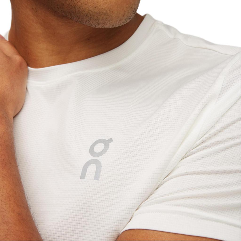 Pull à col rond T-shirt à manches courtes couleur unie Homme Tops Blanc 1ME10430864