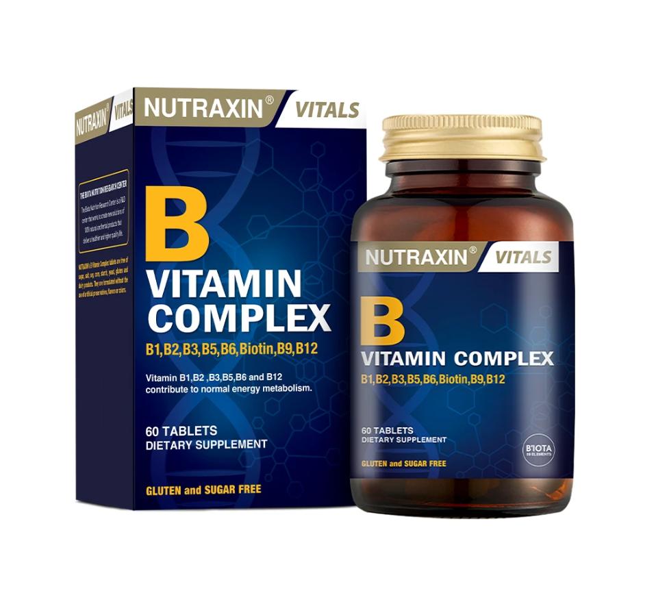 

Nutraxin Комплекс вітамінів B 60 таблеток